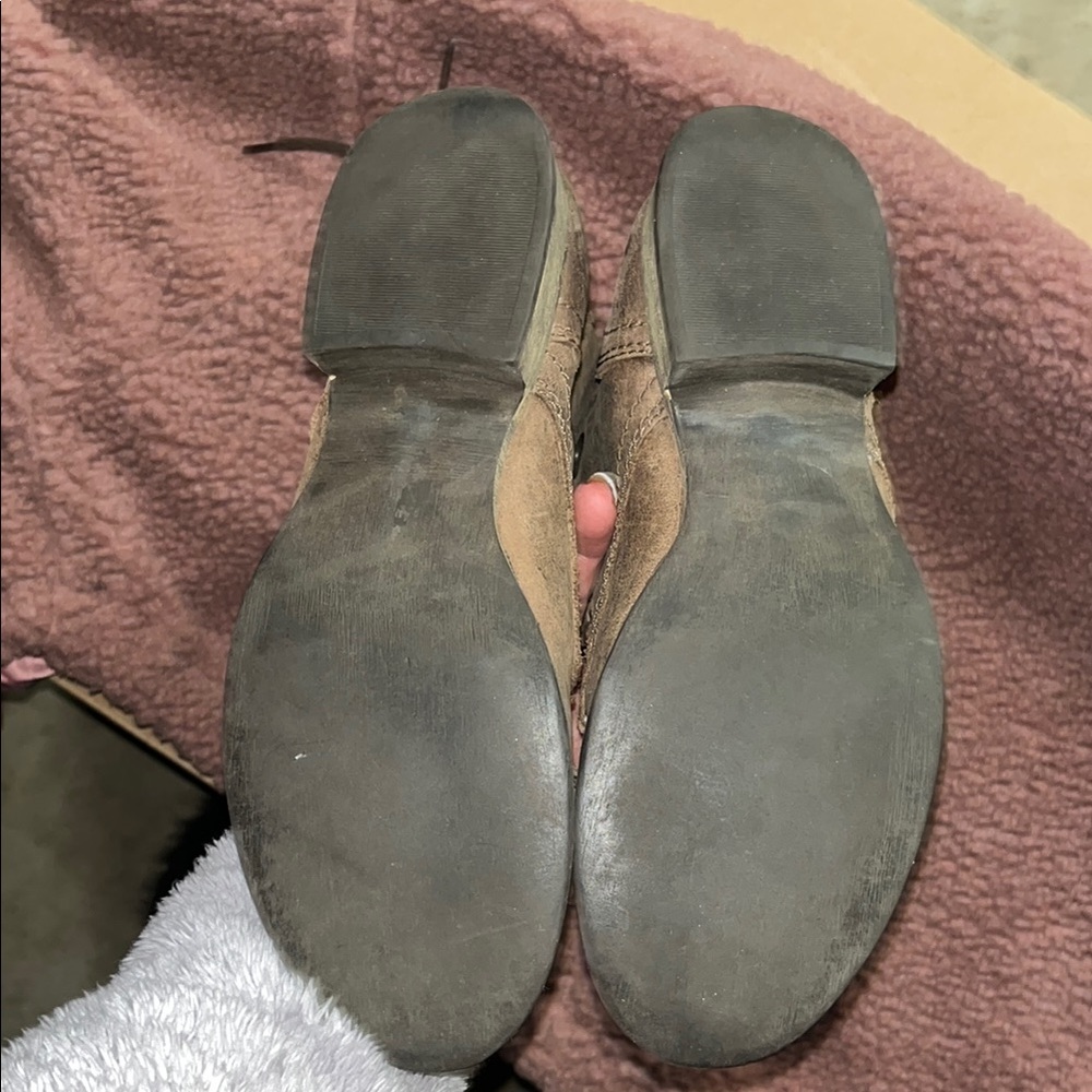 Steve Madden Brown Combat Moto Boots - Picture 7 of 11